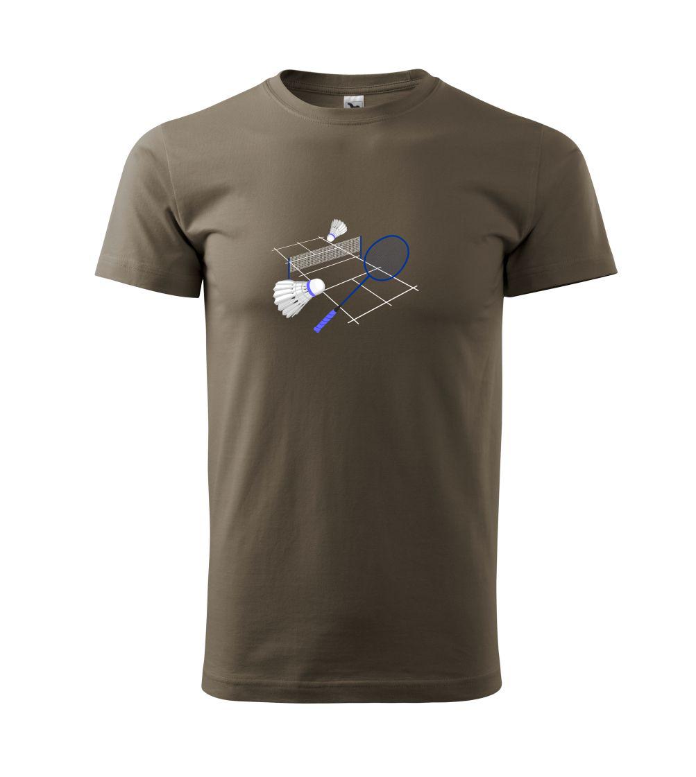 Badminton - hřiště - Triko Basic Extra velké