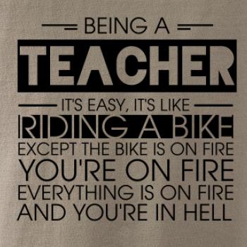 Being a teacher - bike