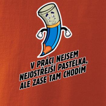 V práci nejsem nejostřejší pastelka