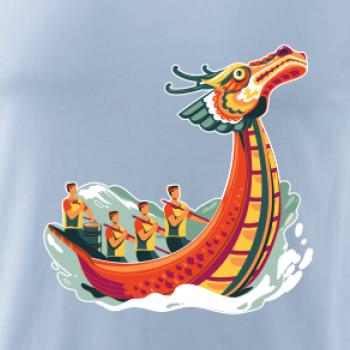 Dračí lodě při závodě