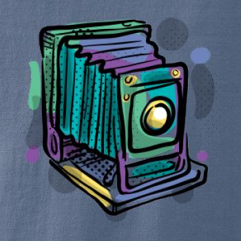 Foťák barevný starý - jedna čočka