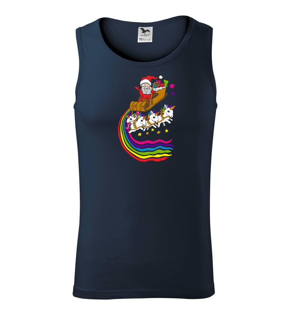 Santa a jednorožci (Pecka design) - Tílko pánské Core