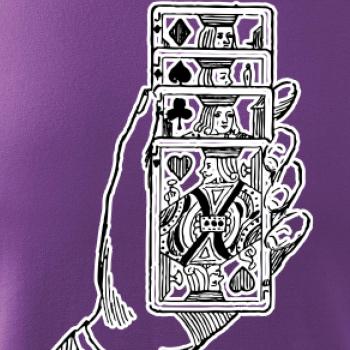 Poker ruka s kartama