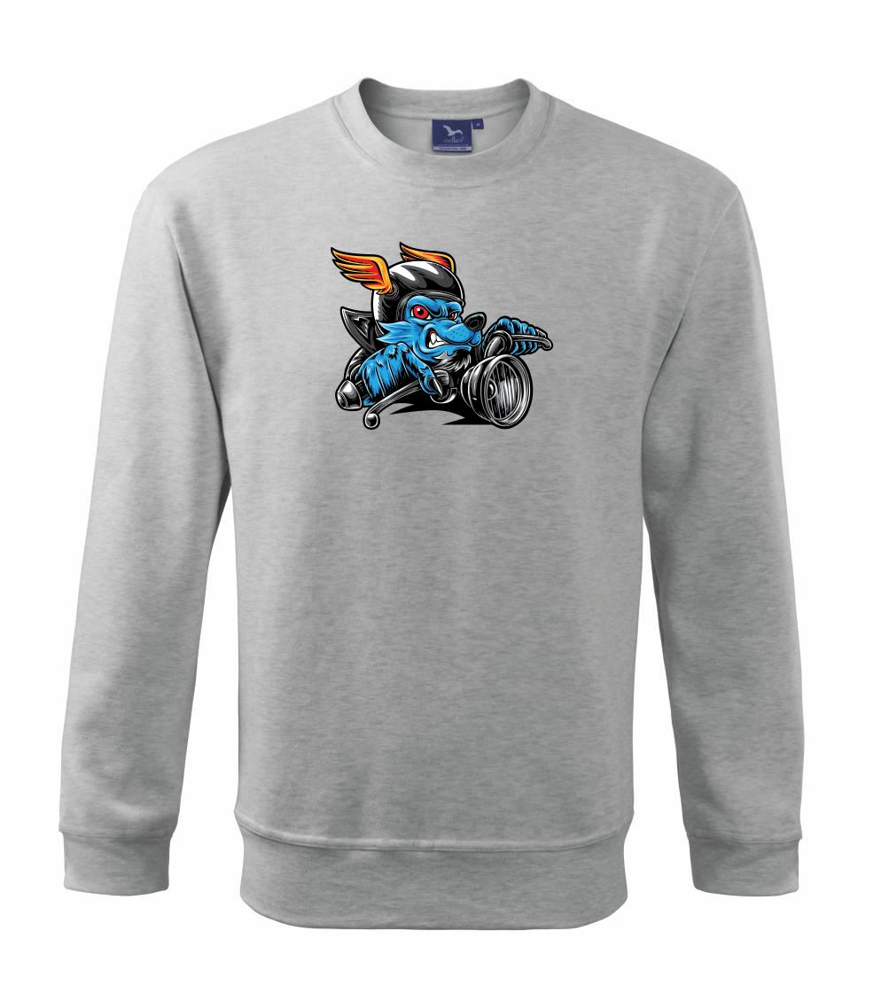 Motorkář vlk Motorkář vlk