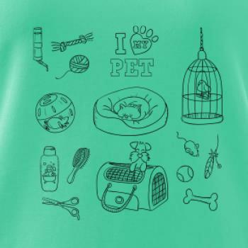 I love my pet - kreslený obrázek