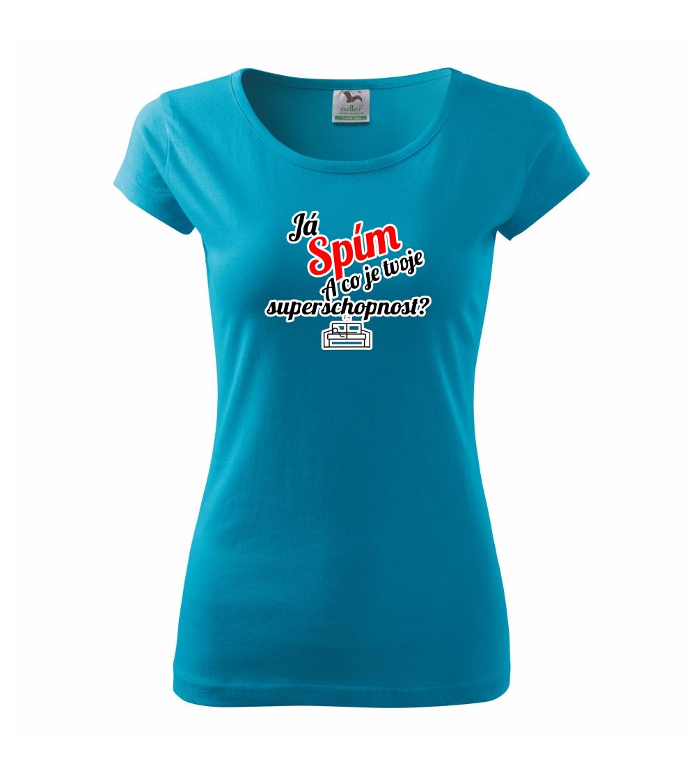 Já spím - tvoje superschopnost? šikmý nápis