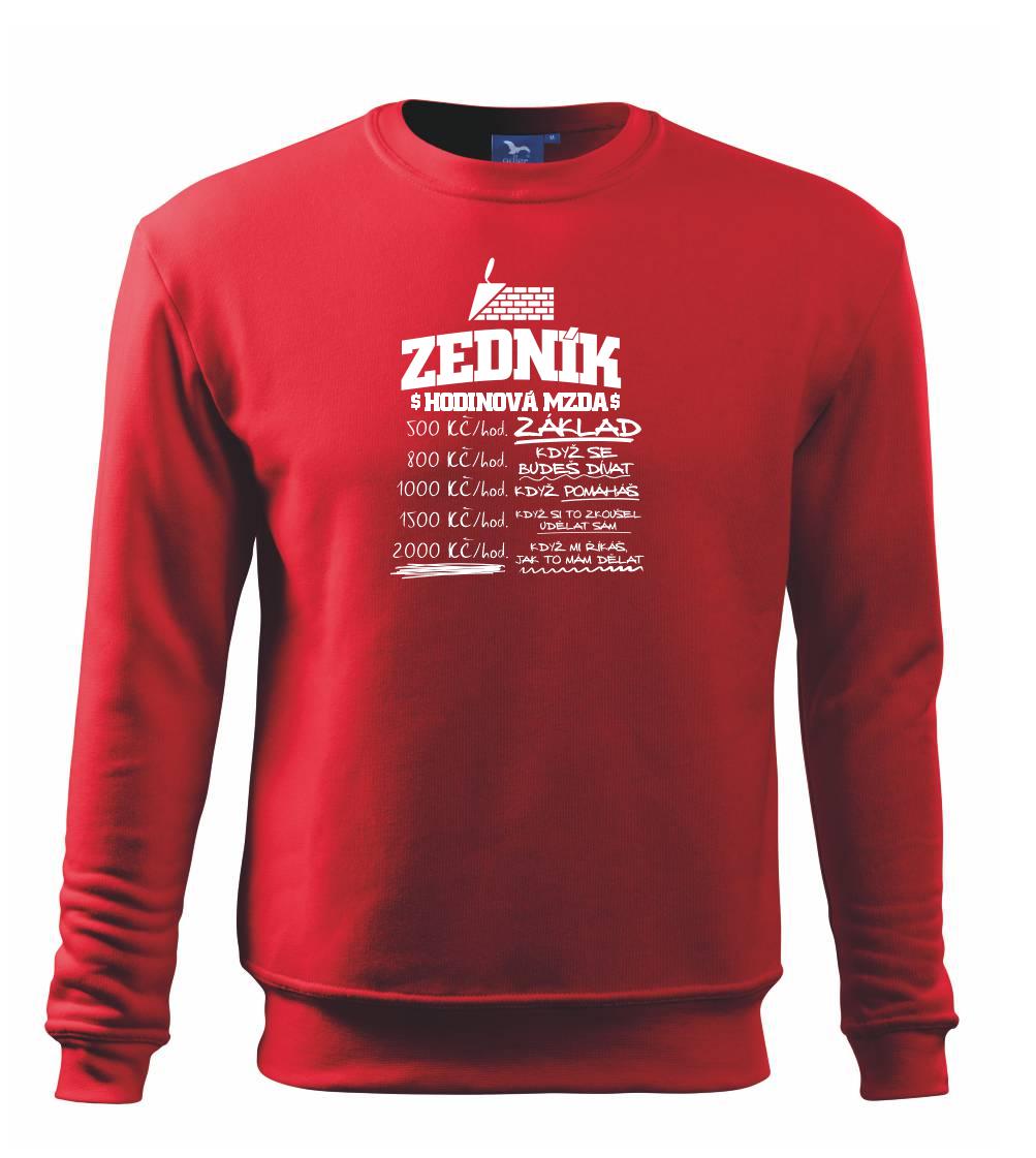 Hodinová mzda zedník Hodinová mzda zedník