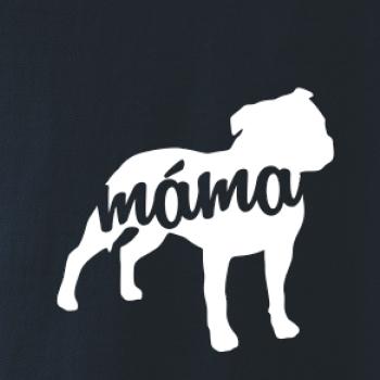Stafordširský bullteriér máma obrys