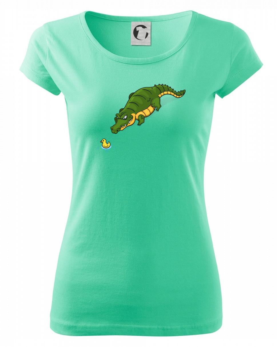 Krokodýl zelený s kačenkou