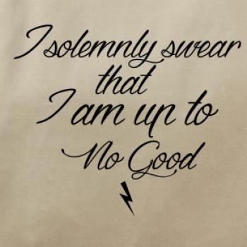 I solemnly swear that I'm up to no good I solemnly swear that I'm up to no good