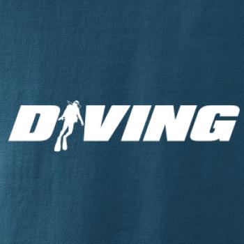 Diving nápis potápěč Diving nápis potápěč