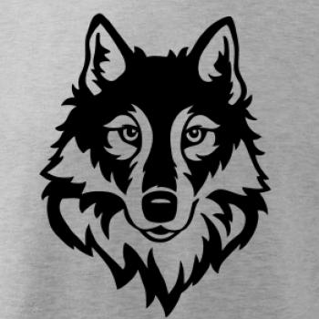 Hlava vlka černobílá (Hana-creative)