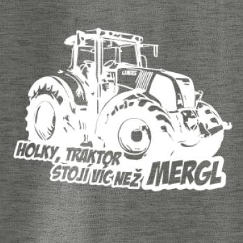 Holky, traktor stojí víc než mergl