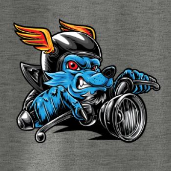 Motorkář vlk Motorkář vlk
