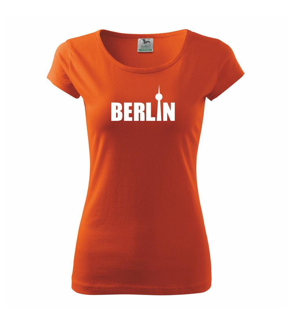 Berlin nápis věž Berliner Fernsehturm