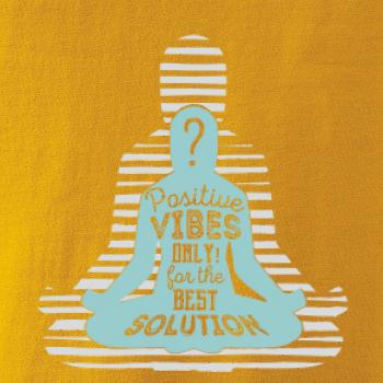 Joga - think positive šedá