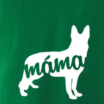 Německý ovčák máma obrys