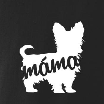 Jorkšírský teriér máma obrys