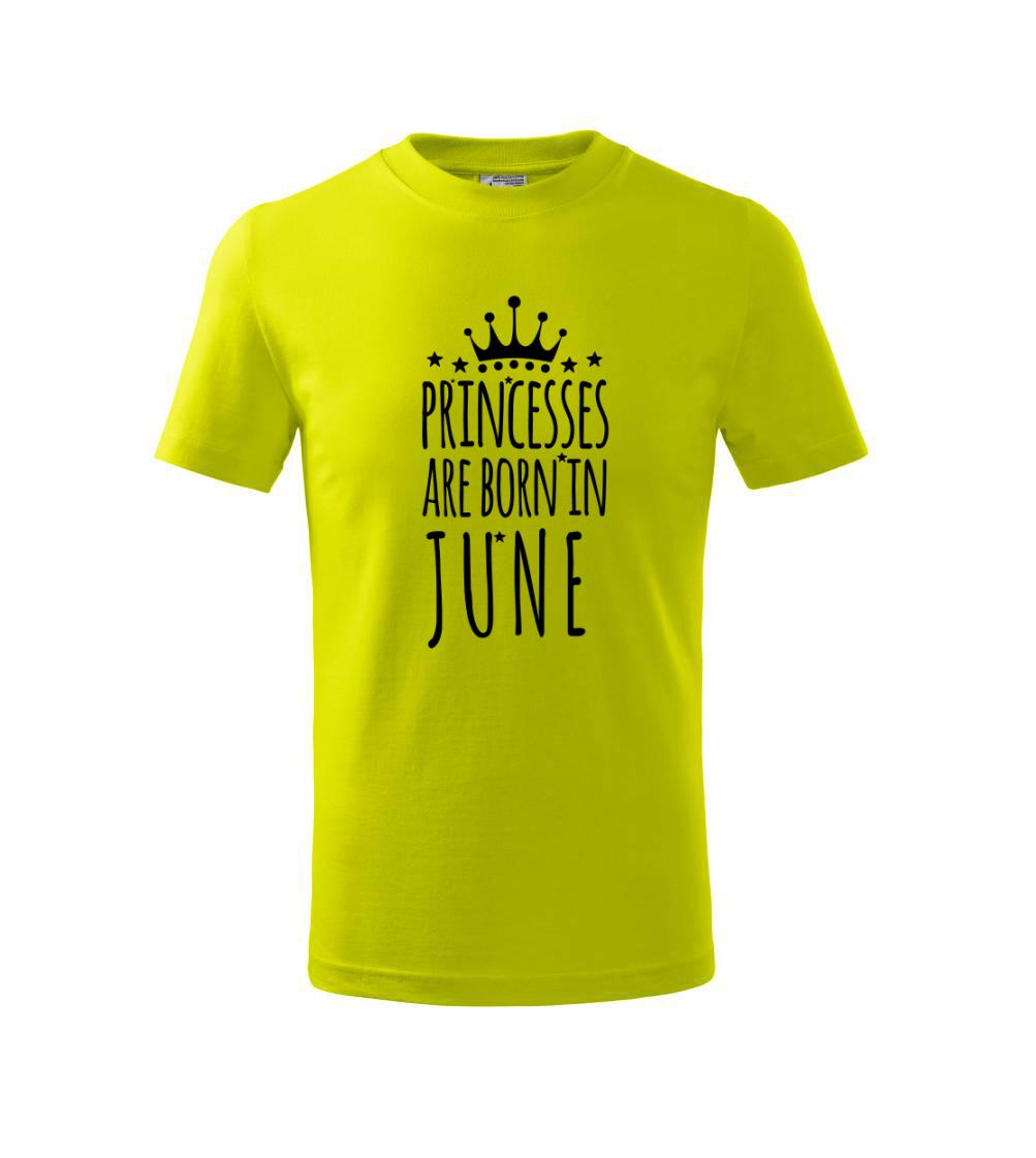 Princesses are born in June