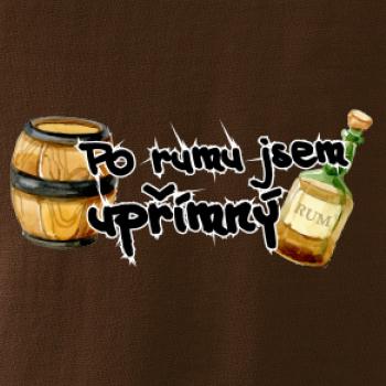 Po rumu jsem upřímný