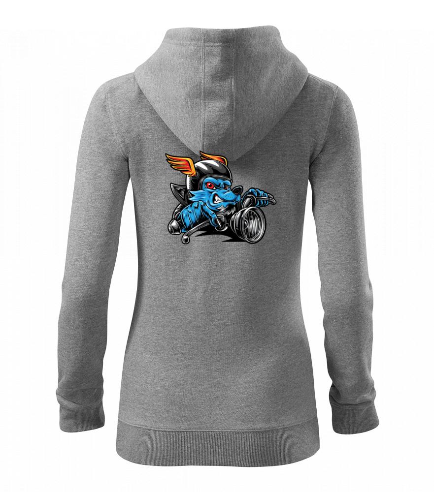 Motorkář vlk Motorkář vlk