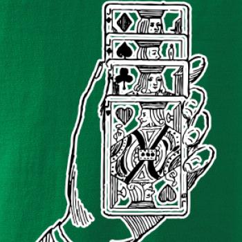 Poker ruka s kartama