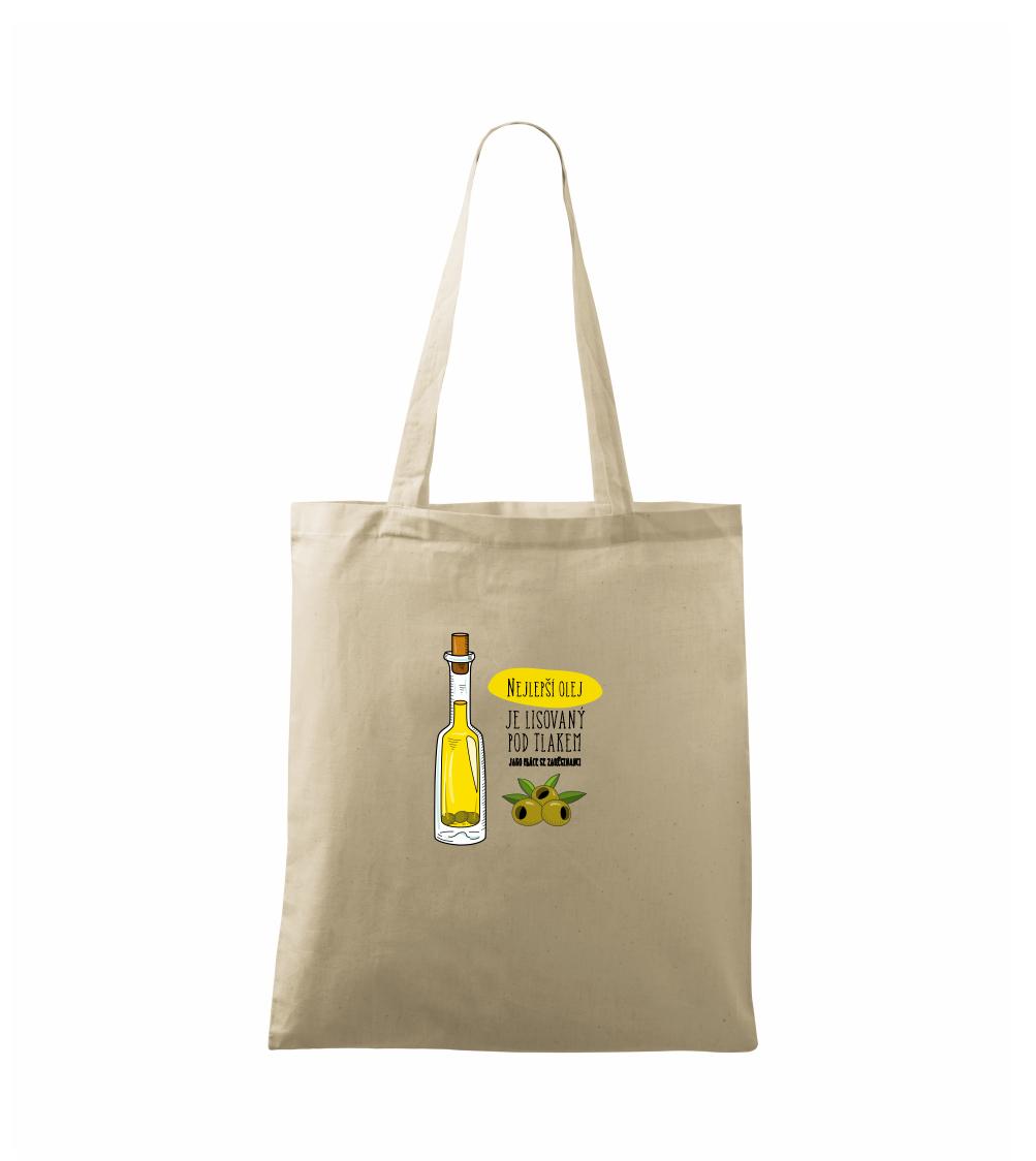 Nejlepší olej je lisovaný pod tlakem