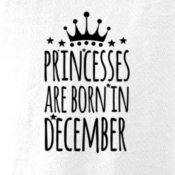 Princesses are born in December