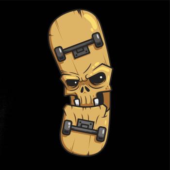 Skateboard zombie
