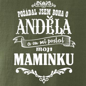 Požádal - a jsem boha o anděla a on mi poslal moji maminku