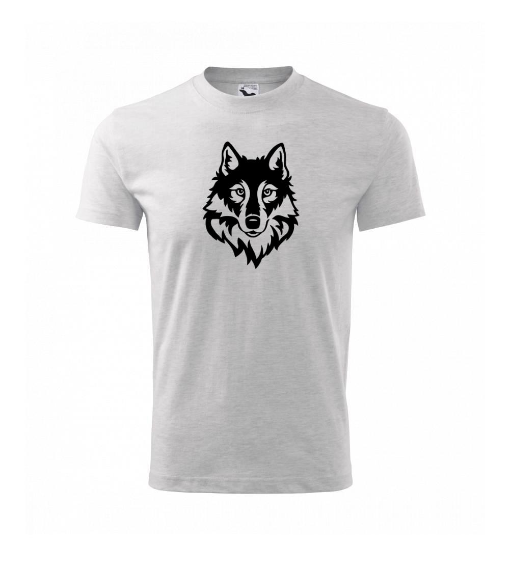 Hlava vlka černobílá (Hana-creative)