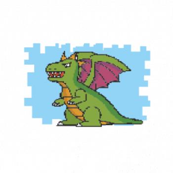 Gamer - stará hra - drak