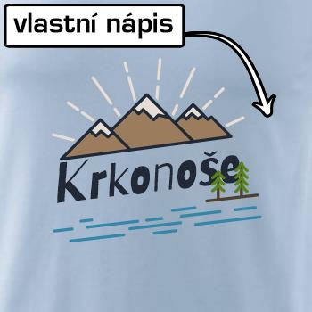 Kreslené hory - vlastní nápis