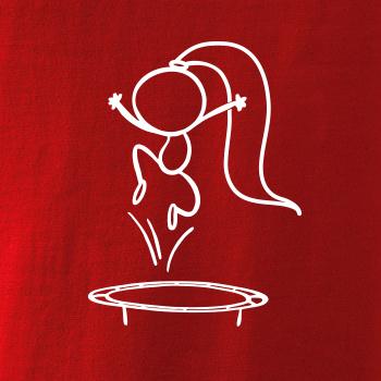 Skákající holčička