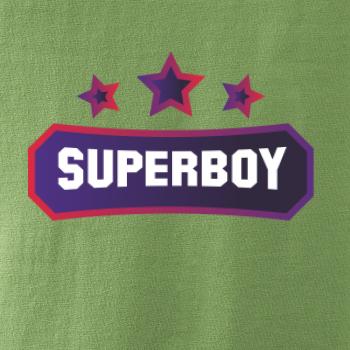 Superboy - nápis barevný