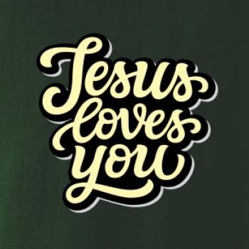Jesus loves you - psací písmo