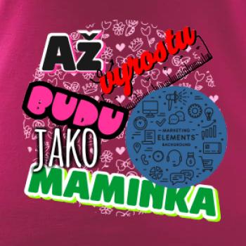 Až vyrostu budu jako maminka - marketing
