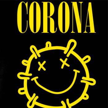Corona žluté logo