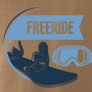 Freeride snowboard kruh