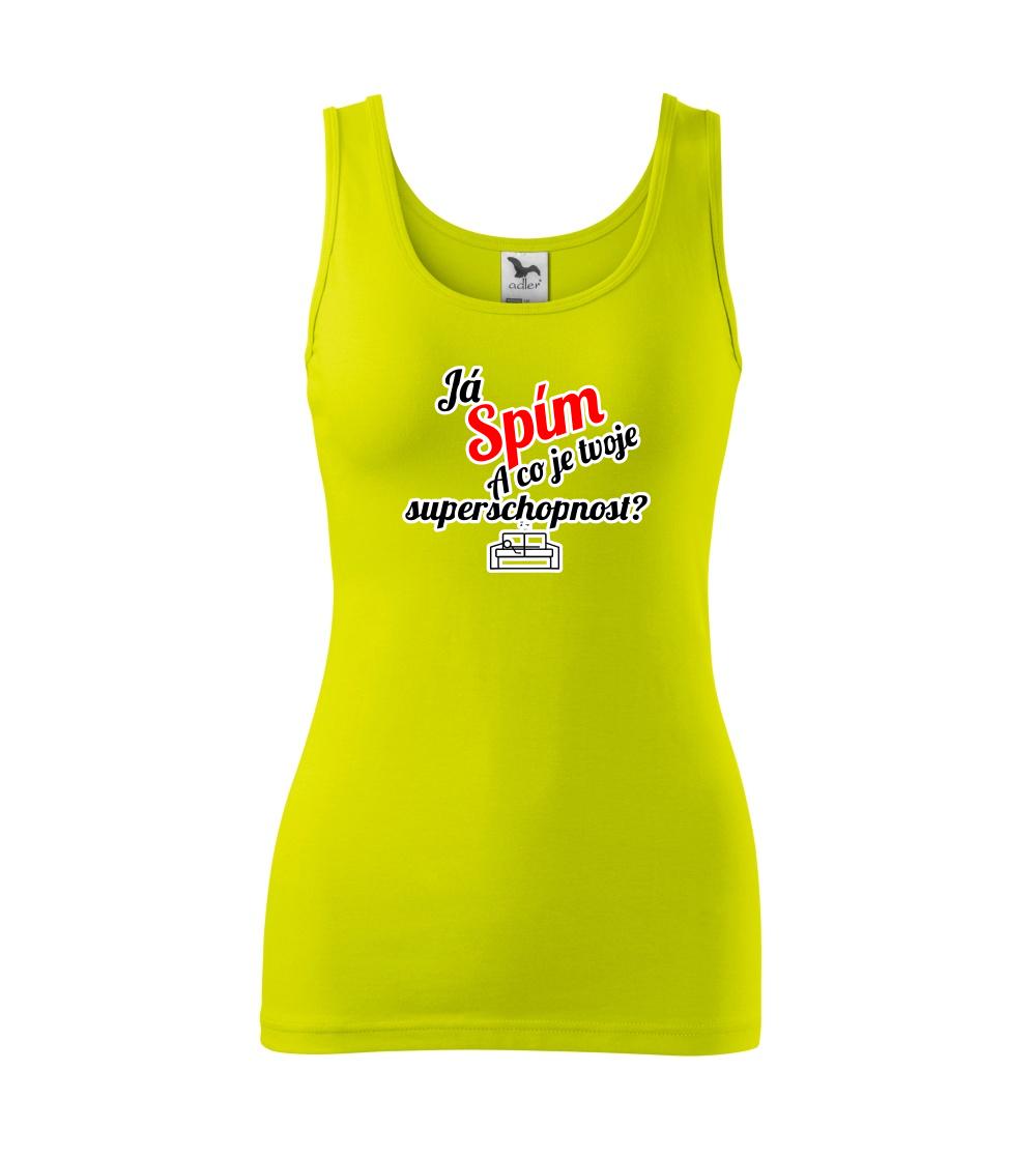Já spím - tvoje superschopnost? šikmý nápis