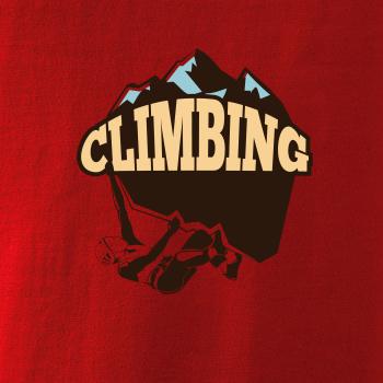 Climbing horolezec na logu