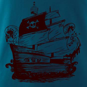 Pirátská loď malovaná
