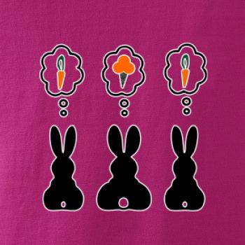 Králici přemýšlí, co by sežrali