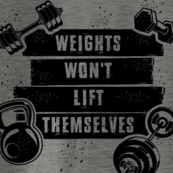 Weights wont lift themselfs