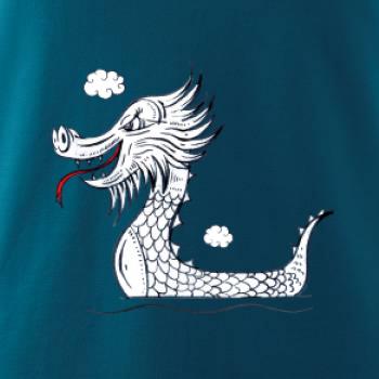 Dračí lodě olejomalba