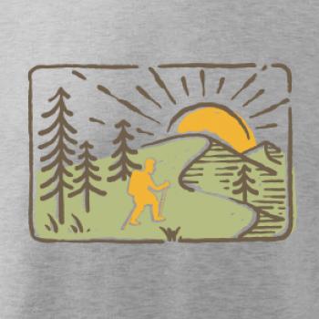 Nordic walking v přírodě