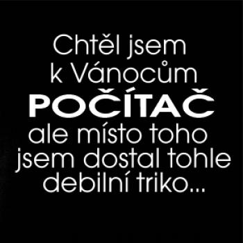 Chtěl jsem k Vánocům počítač