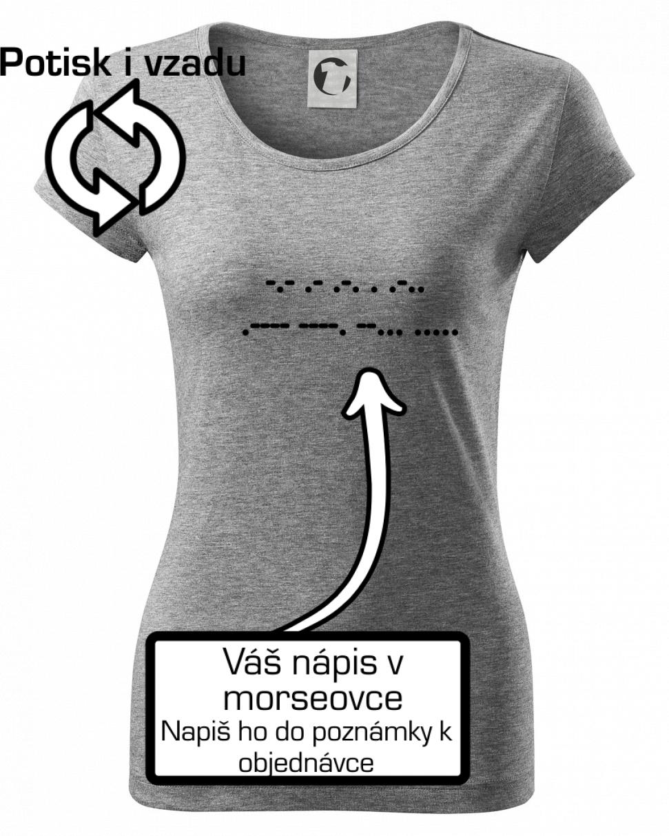 Morseovka - váš nápis