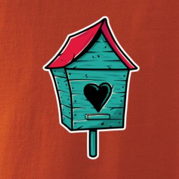 Barevná budka pro ptáky