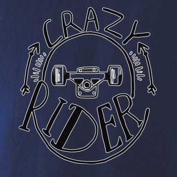 Crazy skateboard rider